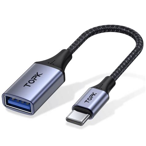 Adapter USB Type C męski na USB2 0 żeński OTG TOPK Sklep Opinie