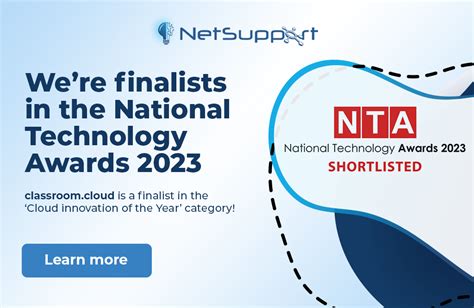 NetSupport - We’re National Technology Awards finalists