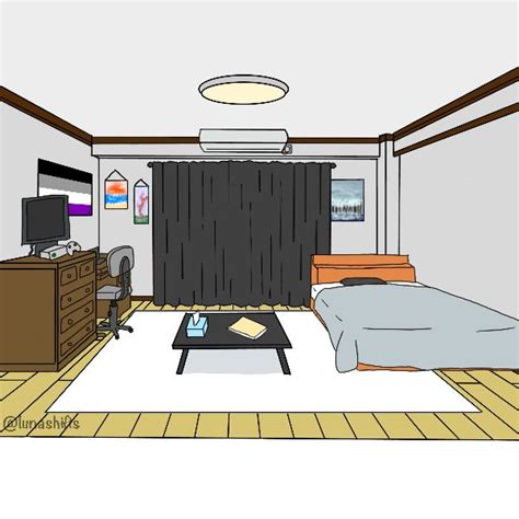 A Room I Designed Dorm Room Designs Bnha Dorm Room Ideas Dorm Room