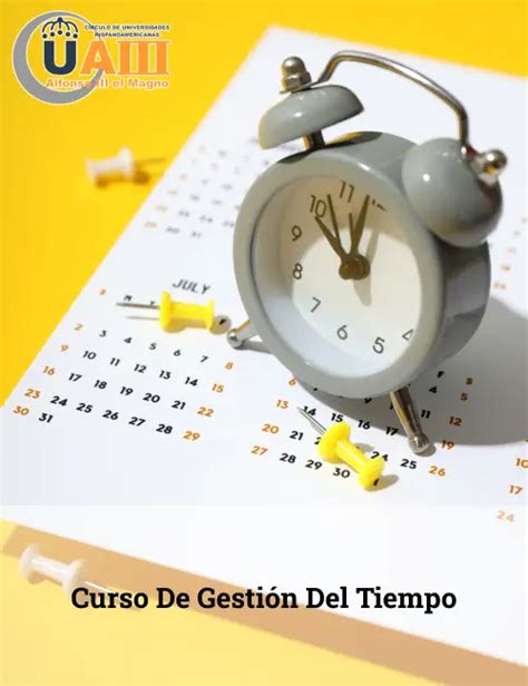 Curso De Gestión Del Tiempo Formaciones Uaiii