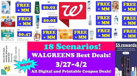 Walgreens Best Deals 3 27 4 2 Couponing This Week Free Moneymakers