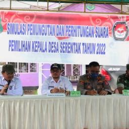 Dinas PMD Kapuas Sosialisasi Dan Simulasi Pilkades Serentak Di Kecamatan