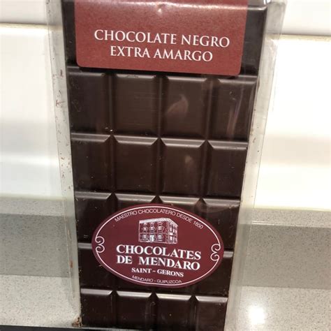 Chocolates De Mendaro Chocolate Negro Extra Amargo Review Abillion