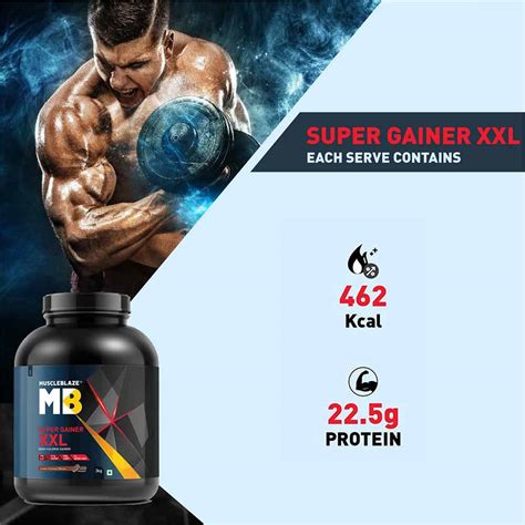 Muscleblaze Mb Super Gainer Xxl Kg Lb Cookies Cream