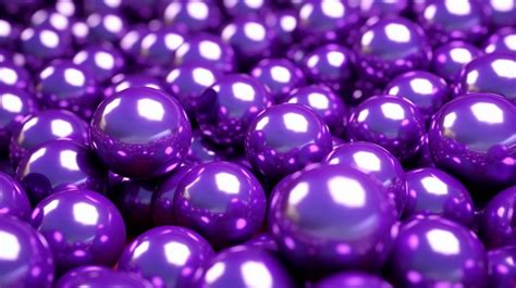 Gleaming Purple Spheres In A D Rendered Background D Ball D Sphere