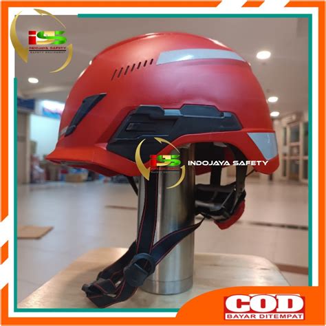 Jual Msa V Gard H Safety Helmet Trivent Fastrack Lokal Sni Merah Helm