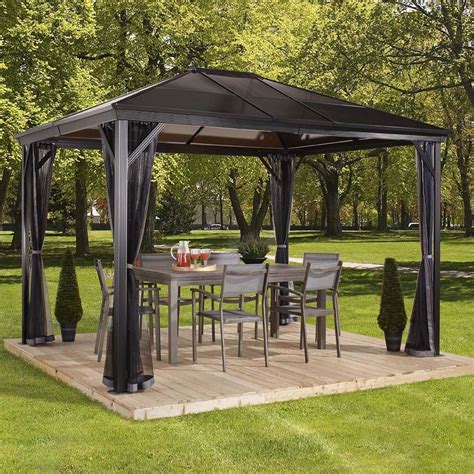 Sojag Verona Aluminium Gazebo With Twin Walled Sheets 423 Cm X 298 Cm