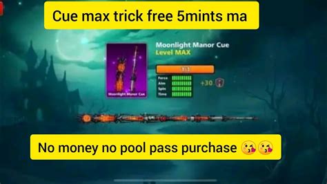 New Moonlight Manor Cue Max Trick New Evolving Cue Max JUst 5