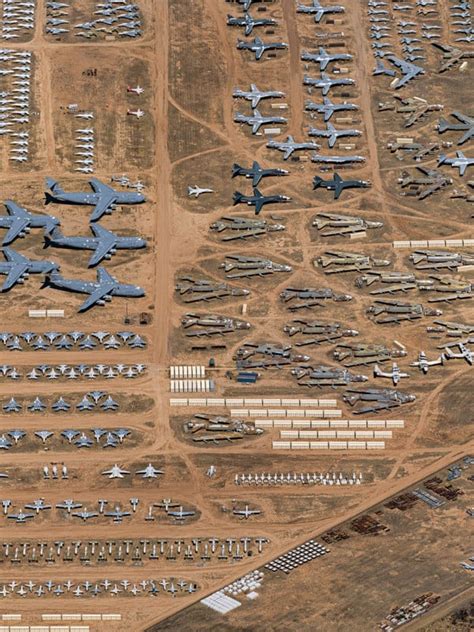 Incredible Aerial Photos Show Thousands of Abandoned Military Aircraft - Top Tech News