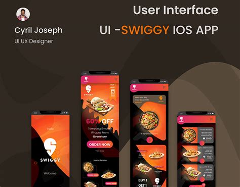 Ui Design Ios Swiggy App Behance