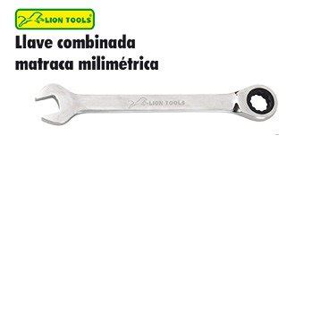 Llave Combinada Matraca Milim Trica 8 Mm Lion Tools