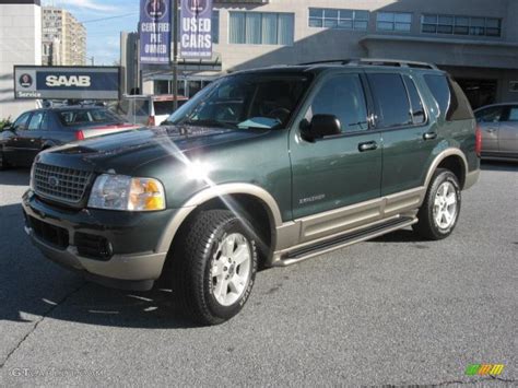 Aspen Green Metallic 2004 Ford Explorer Eddie Bauer 4x4 Exterior Photo