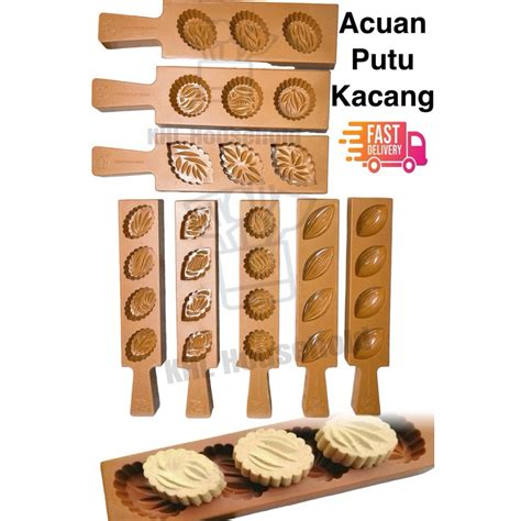 Putu Kacang Cake Mold/Plastic Bangkit Cake Mold/Cookies Mold / Kana ...