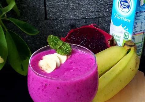 Resep 253 Smoothies Pisang Naga Oleh Dee S Cookpad