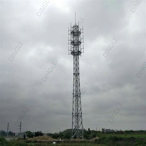 Customized Leg Self Supporting Telecom Steel Lattice Tower