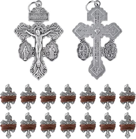 Amazon Tophoniex Pack Catholic Crucifix For Rosary Making