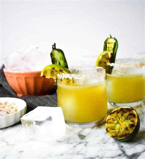 Charred Lime And Jalapeño Margaritas — Zestful Kitchen