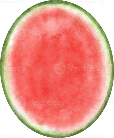 Watercolor Watermelon Illustration 27380039 Png