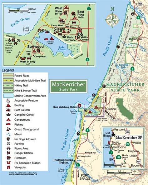 MacKerricher State Park Campground Map