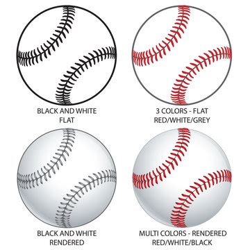 Baseballs Clip Art Library