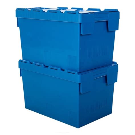 Buy Extra Large 70lt Heavy Duty Box Attached Lid Container Alc