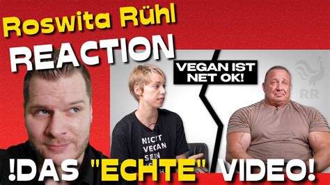 Reaction auf Markus Rühl VS MILITANTE Veganerin echte Version