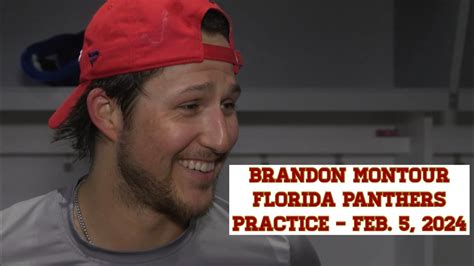 Brandon Montour Florida Panthers Practice February Youtube