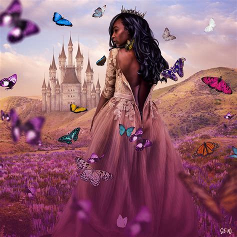 Artstation Fantasy Romance Black Princess Book Cover