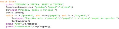 Jugando A Piedra Papel O Tijera Con Nuestra Computadora Programas