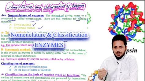 Classification Of Enzymes Nomenclature Of Enzymes Fsc Bio Urdu