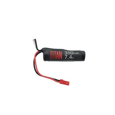 Titan Airsoft Battery 74v 350mah Lipo V2 For Hpa Jst Connector