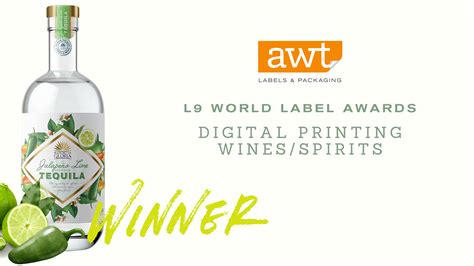 Awt Wins Wine Spirits Printing Excellence Best Of Class Awt Labels