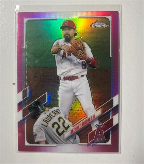 2021 Topps Chrome Magenta Refractor 58 Anthony Rendon 399 EBay