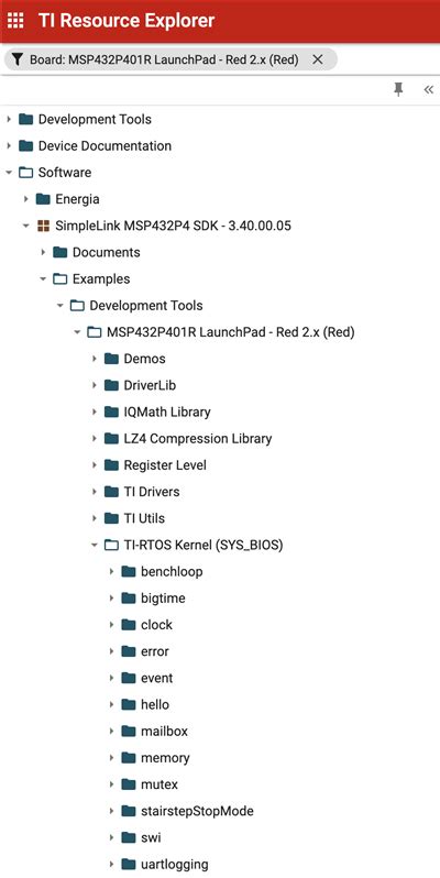 CCS MSP432P401R Files Not Showing Up In Resource Explorer TI RTOS For