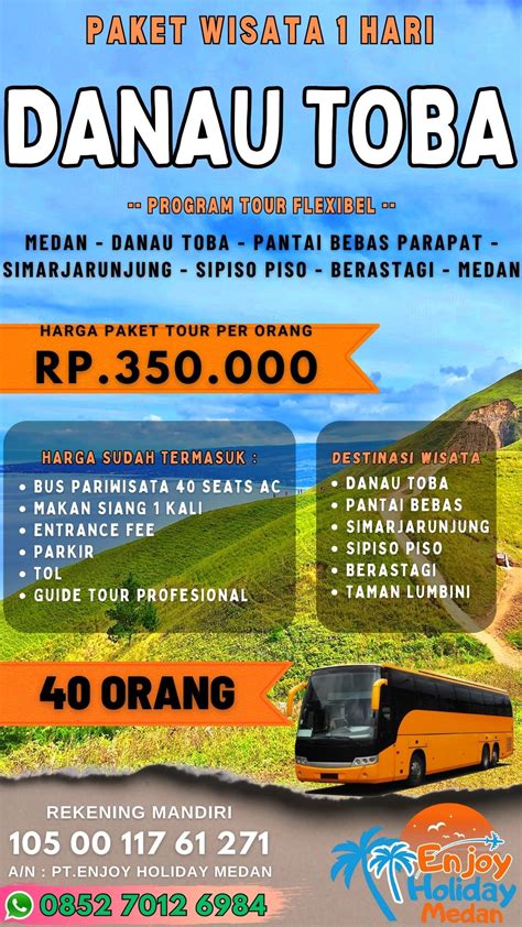 One Day Trip Taman Simalem Resort Travel Medan Berastagi TOUR DANAU