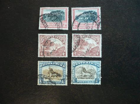 Stamps South Africa Scott 38a 38b 41a 41b 43a 43b Used Part Set Of