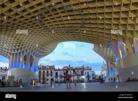 Seville Spain: The building known locally as 'the mushroom' an example ...