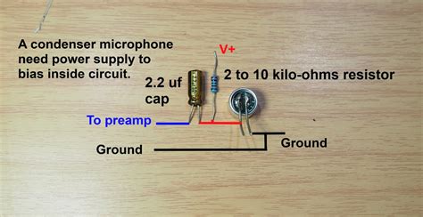 Condenser Microphone Preamp Schematic Condenser Microphone S