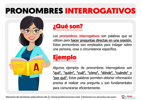 Qu Son Los Pronombres Interrogativos