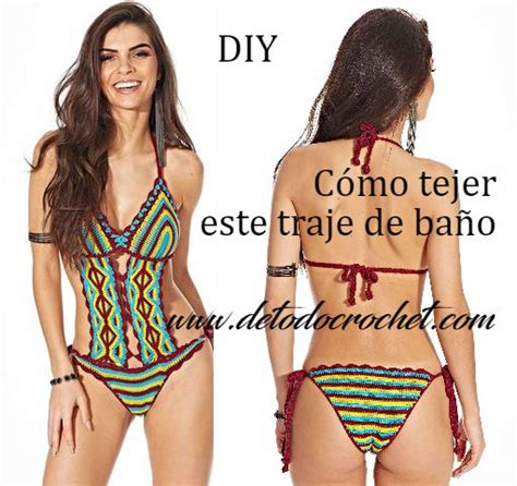 Cómo tejer Bañador Traje de baño a crochet DIY Todo crochet