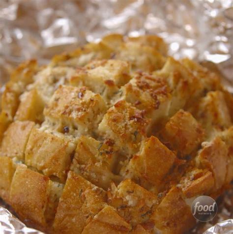 Pioneer Woman Roasted Garlic Four Cheese Pull Apart Bread Bread Poster