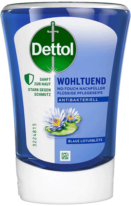 Dettol Fl Ssige Handseife No Touch Nachf Ller Blaue Lotusbl Te Dettol