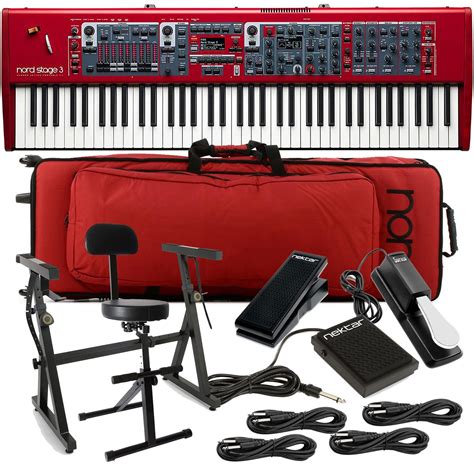 Nord Stage 3 Hp76 76 Note Portable Keyboard Plixio Piano Keyboard Stand On Stage Dt8500 Nord