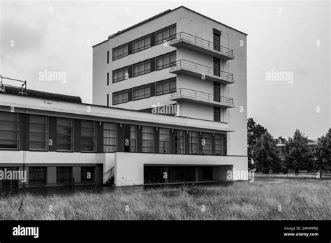 Bauhaus Building In Dessau Stock Photo Alamy