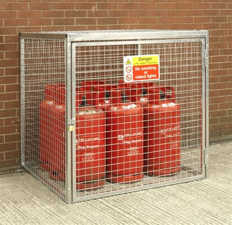 Galvanised Gas Cylinder Cage For X Kg Cylinders Amazon Co Uk Diy