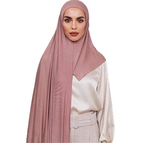 Ready To Wear Premium Instant Cotton Jersey Hijab Scarf Jersey Hijabs