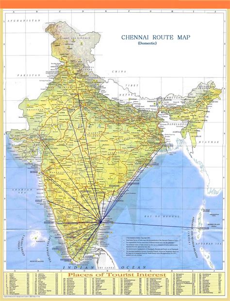 Asisbiz A map drawing of the Chennai International Airport