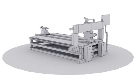 Milling machine CNC 3D Model $59 - .max .fbx .obj .stl - Free3D