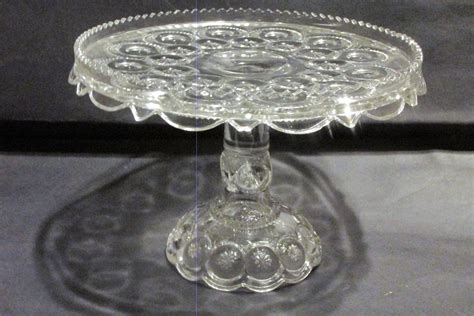 Rare Antique Eapg Adams And Company Moon And Stars Stunning Pedestal Glass Cake Stand Artofit