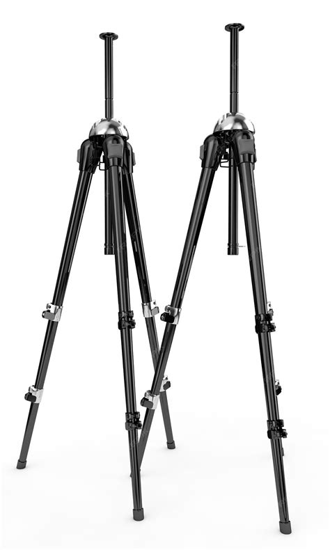 Premium Photo 3d Render Detailed Camera Tripods On White Background